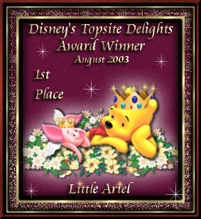 Disney's Topsite Delights Award for LittleAriel.com